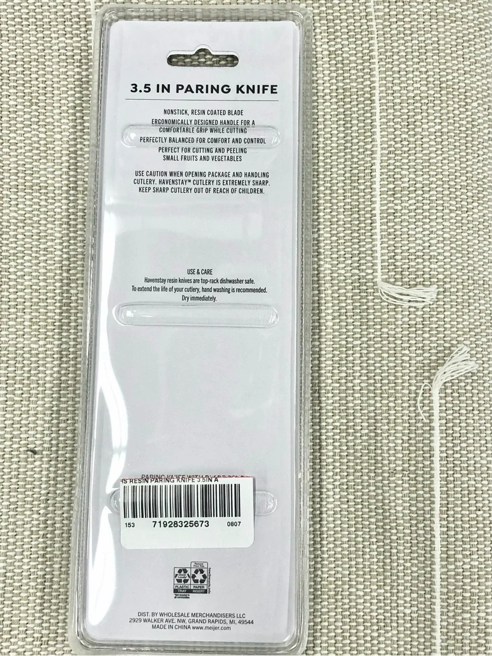 🥑$6🥑 NEW HAVENSTAY 3.5 inch Paring Knife with Blade Cover Red